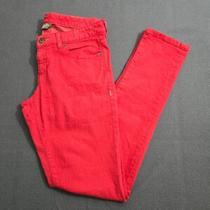 The North Face Women 6 Regular Low Rise Pink Skinny Jeans